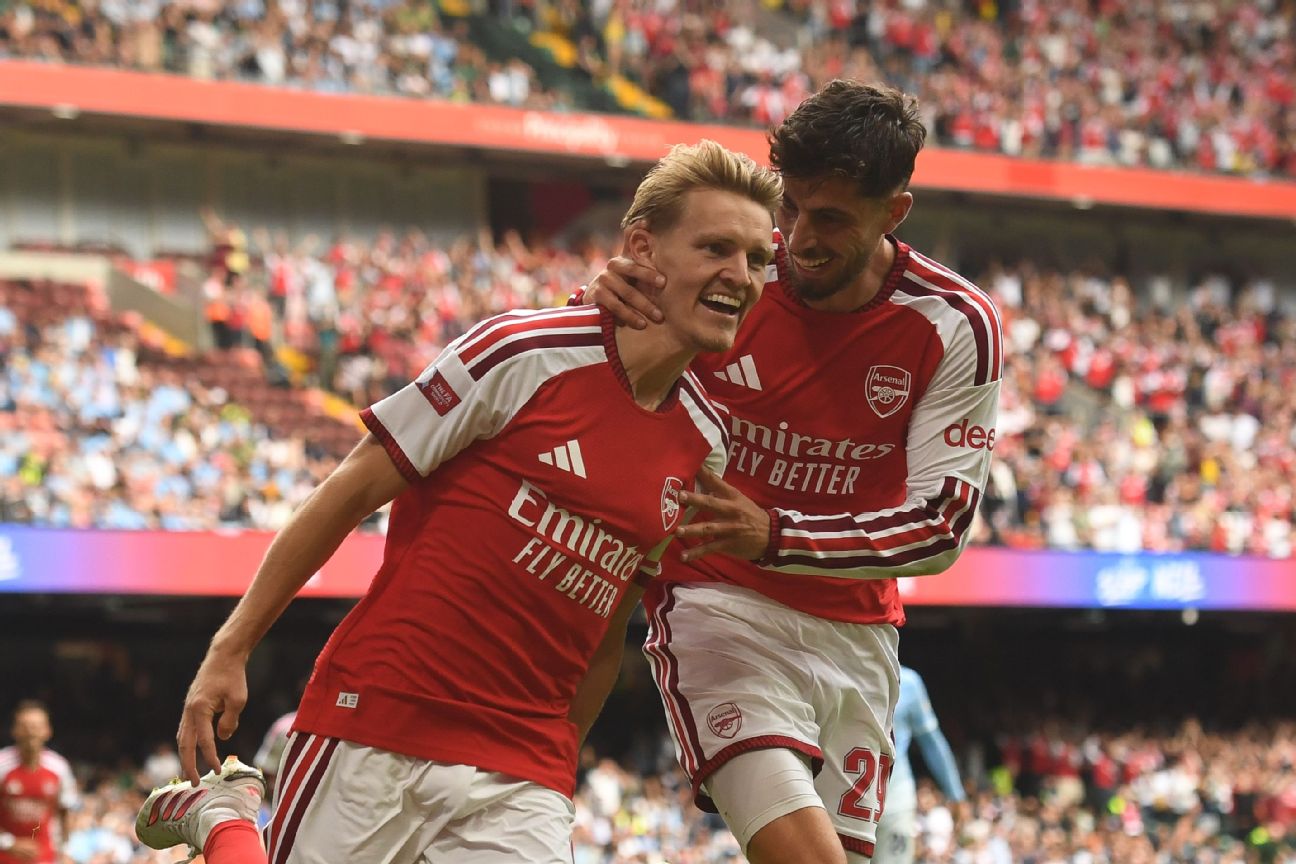 Arsenal Tampil Memukau, Hancurkan Man City Di Community Shield